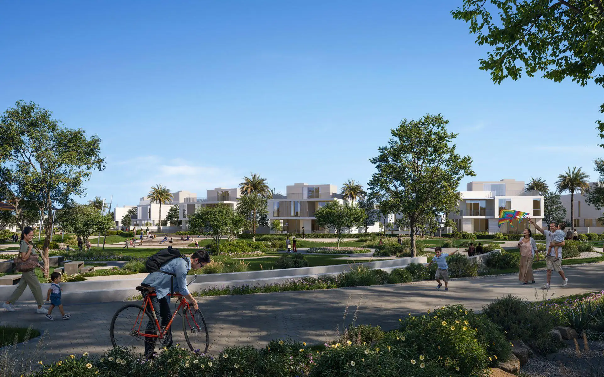 Live event terrace overlooking the Ovelle community lagoon