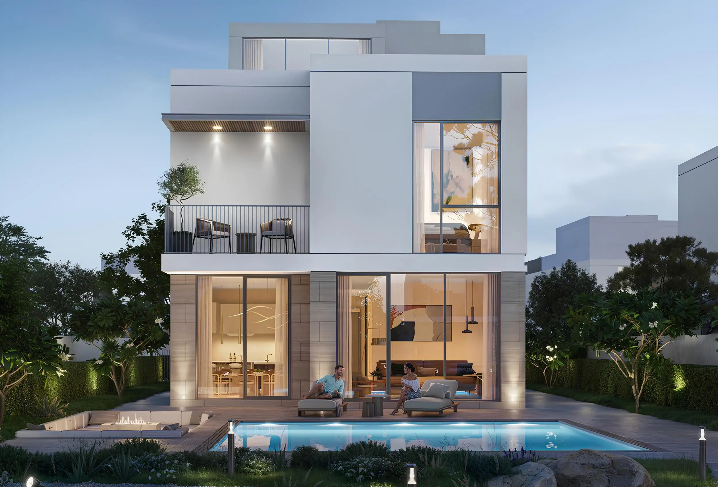 Four-bedroom Ovelle villa exterior at The Valley