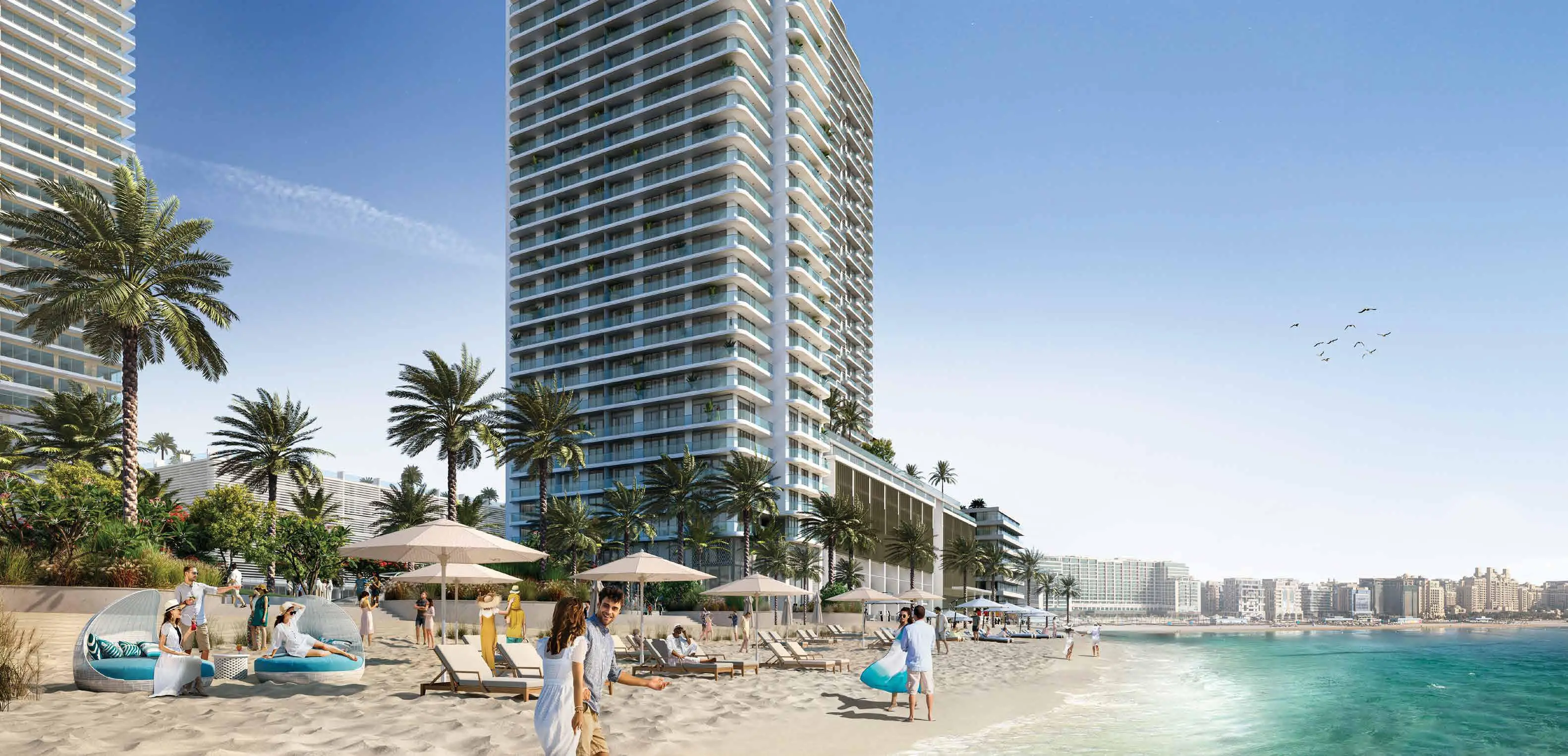 Palace Beach Residences open-plan dining interior