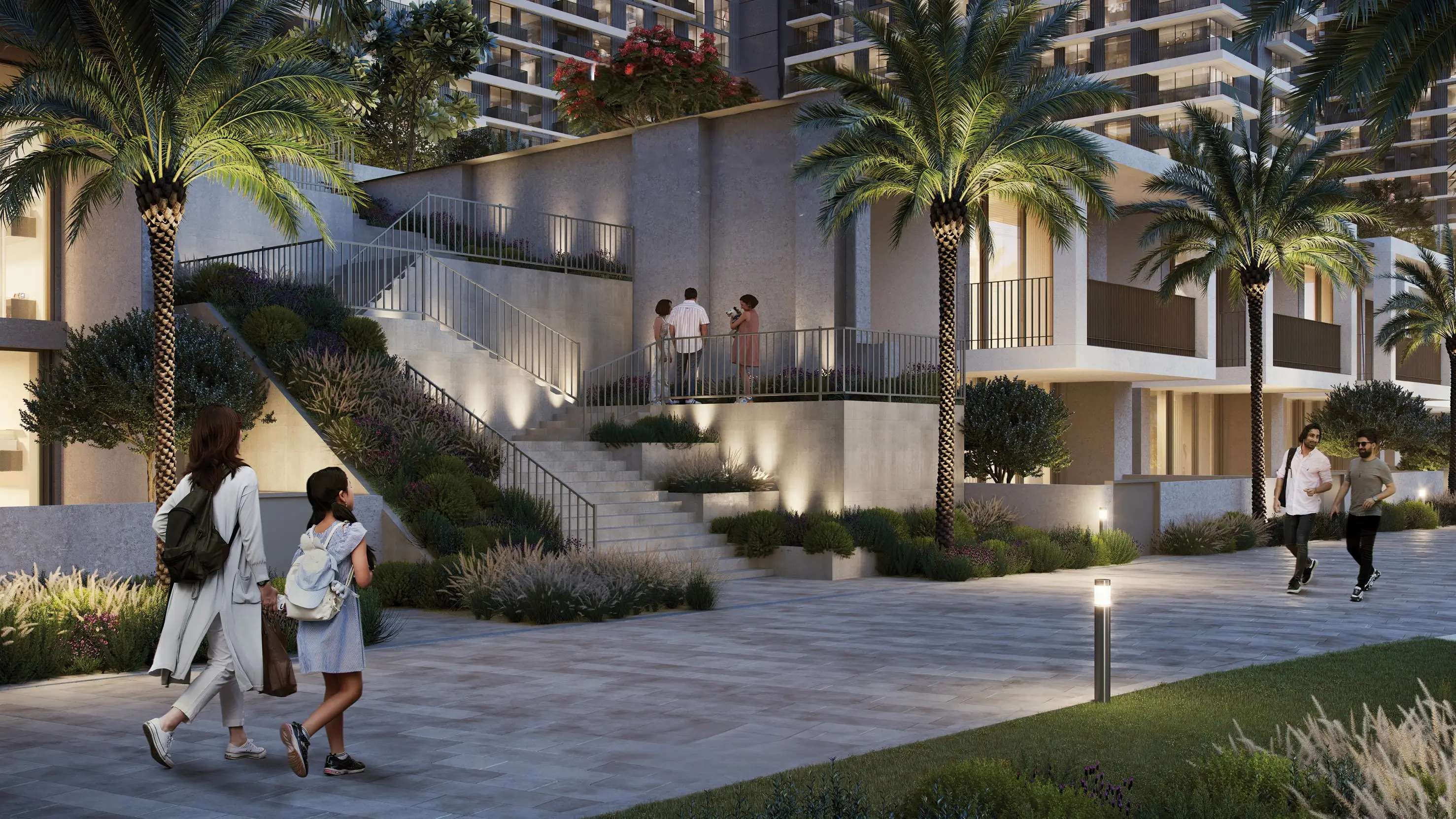 Aerial view of Palace Residences and Dubai Hills Estate