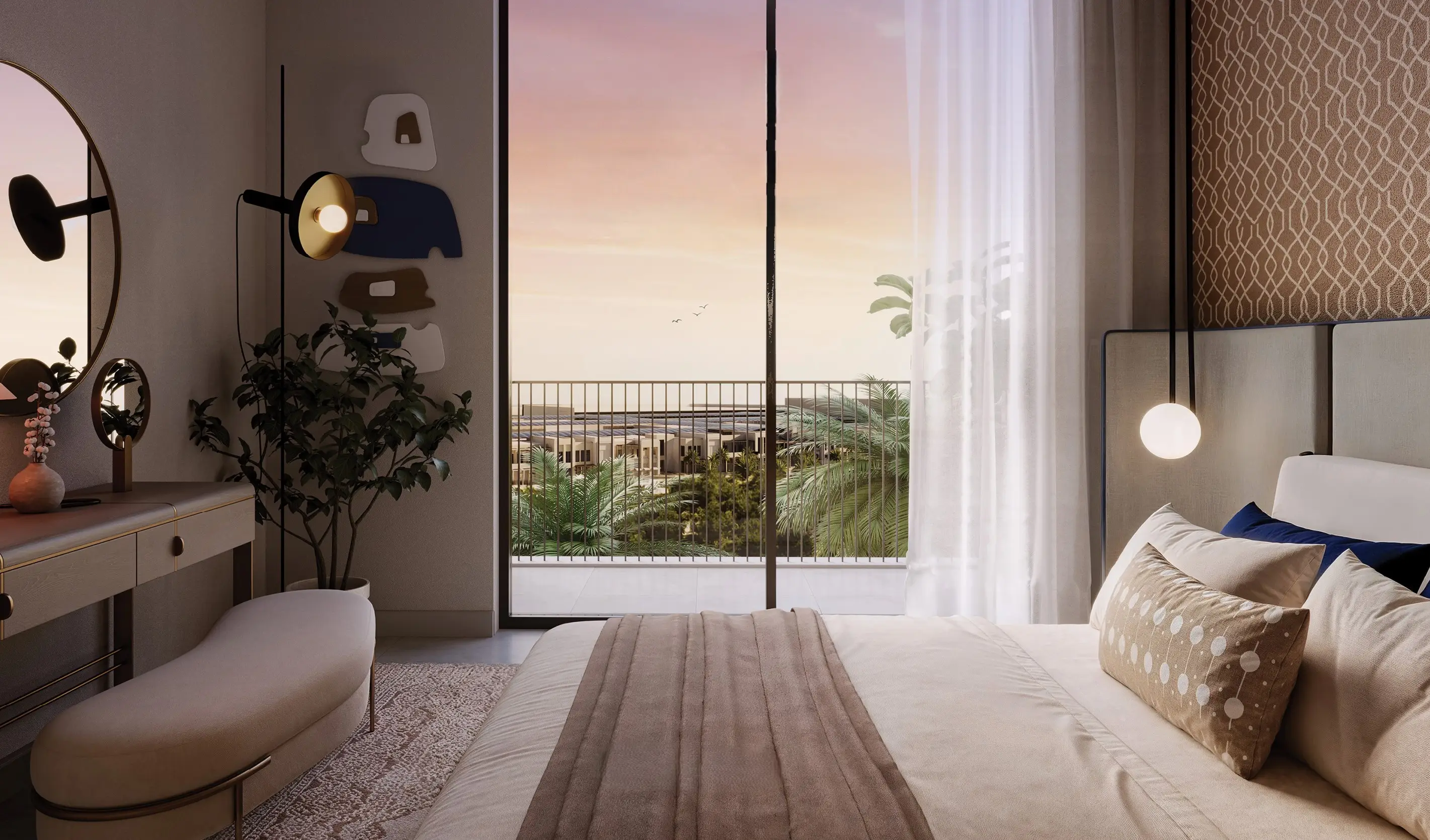 Palace Residences Dubai Hills Estate exterior and landscaped boulevard