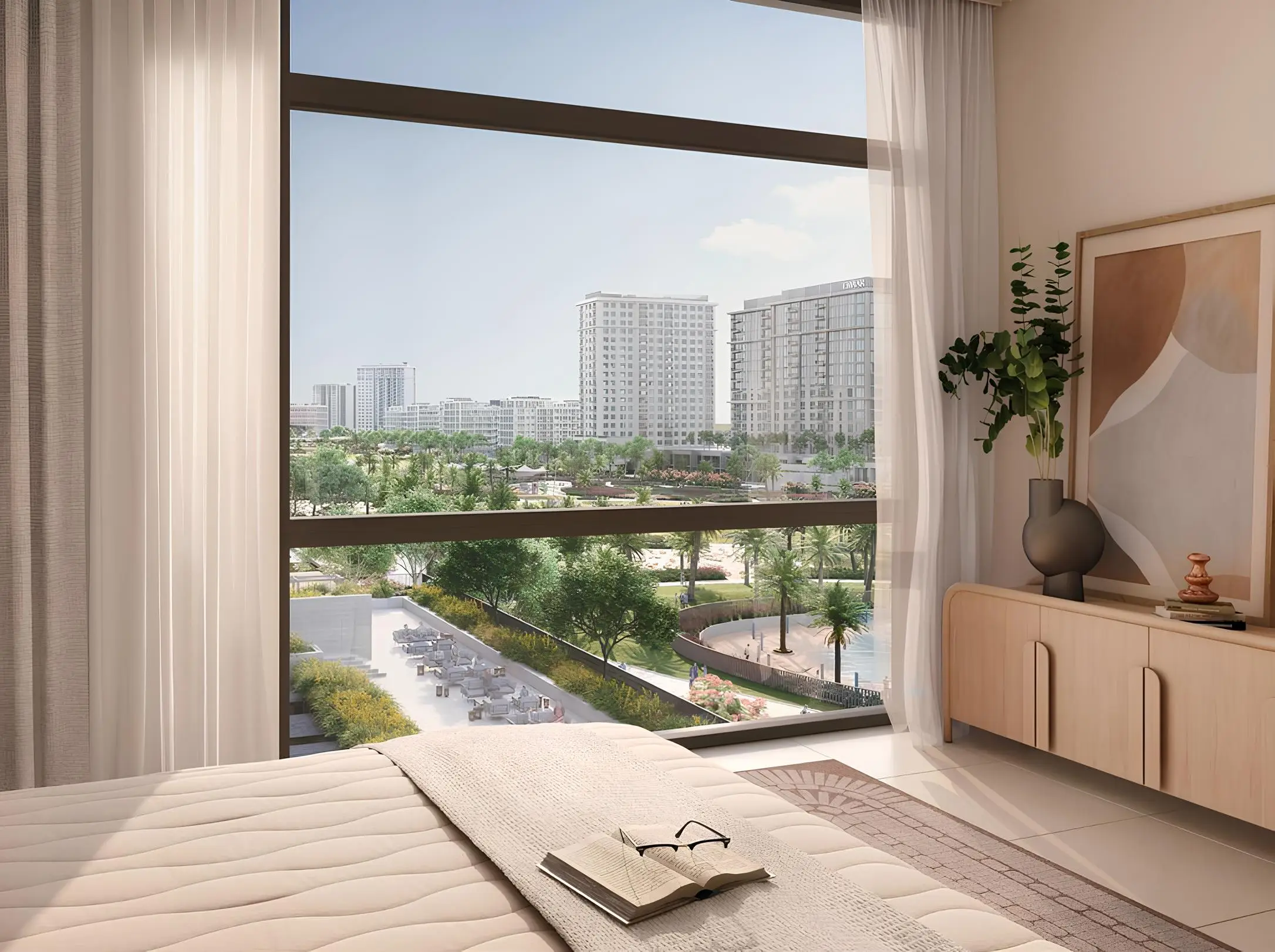 Parkside Views landscaped resident garden