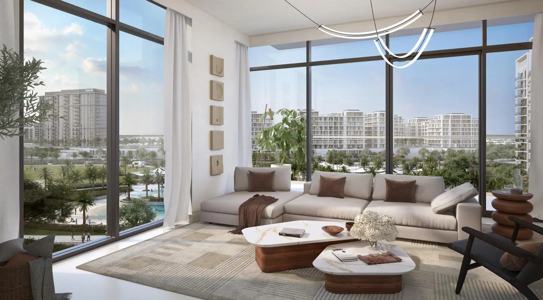 Parkside Views Dubai Hills Park setting
