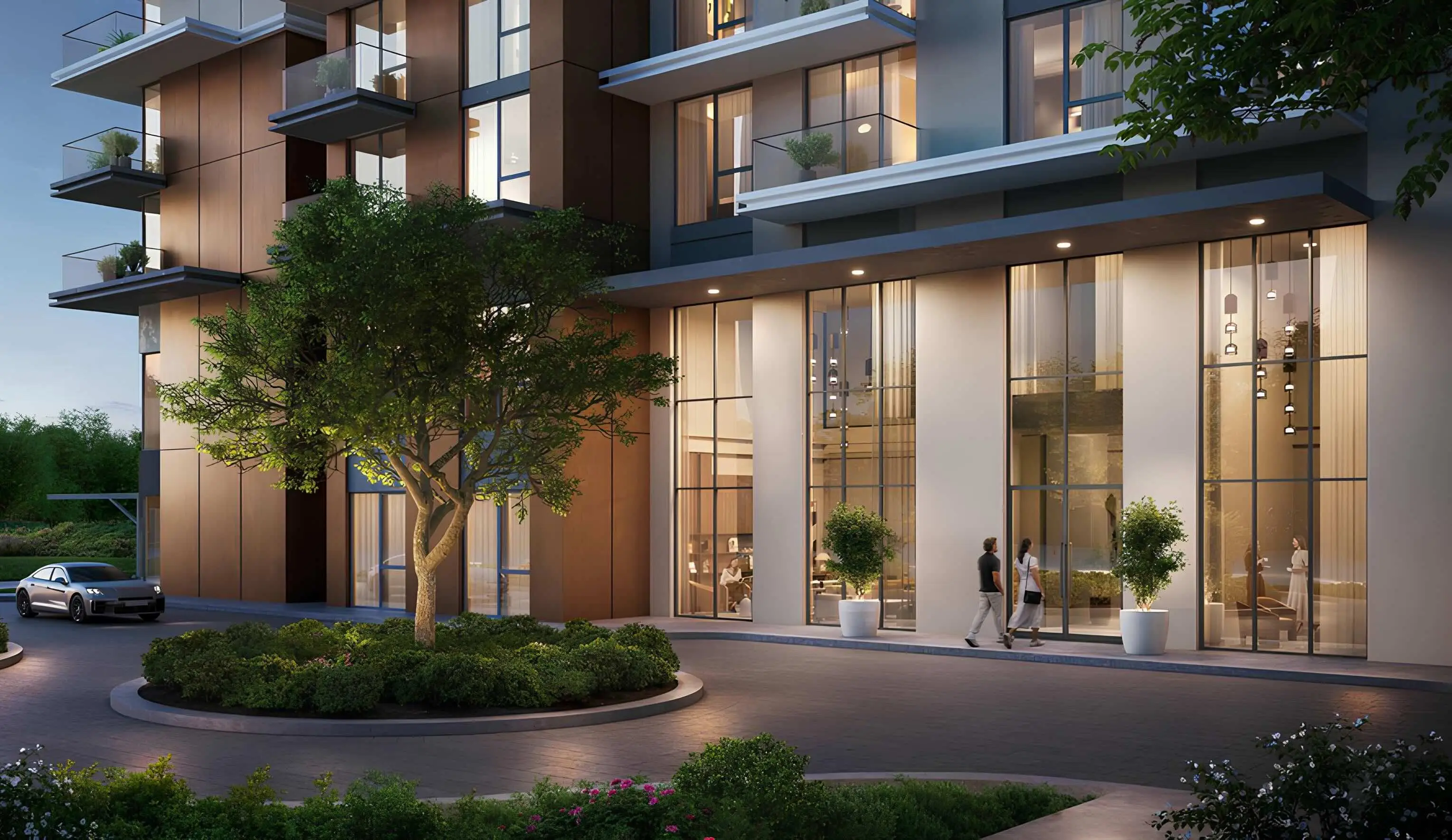 Parkwood residential entrance in Dubai Hills Estate