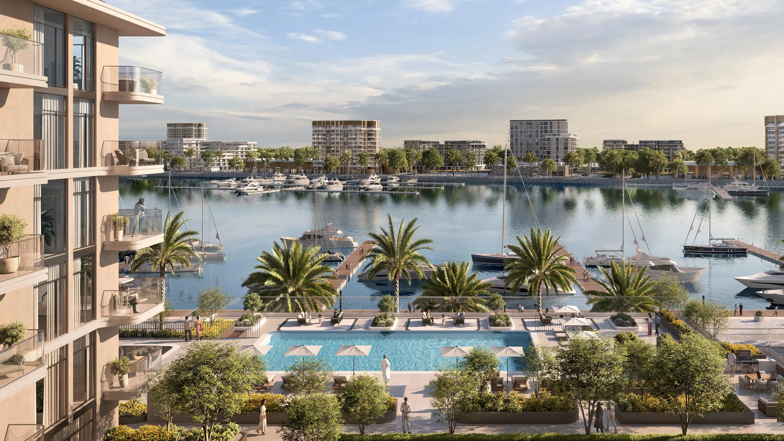 Pier Point resident arrival and landscaped public realm