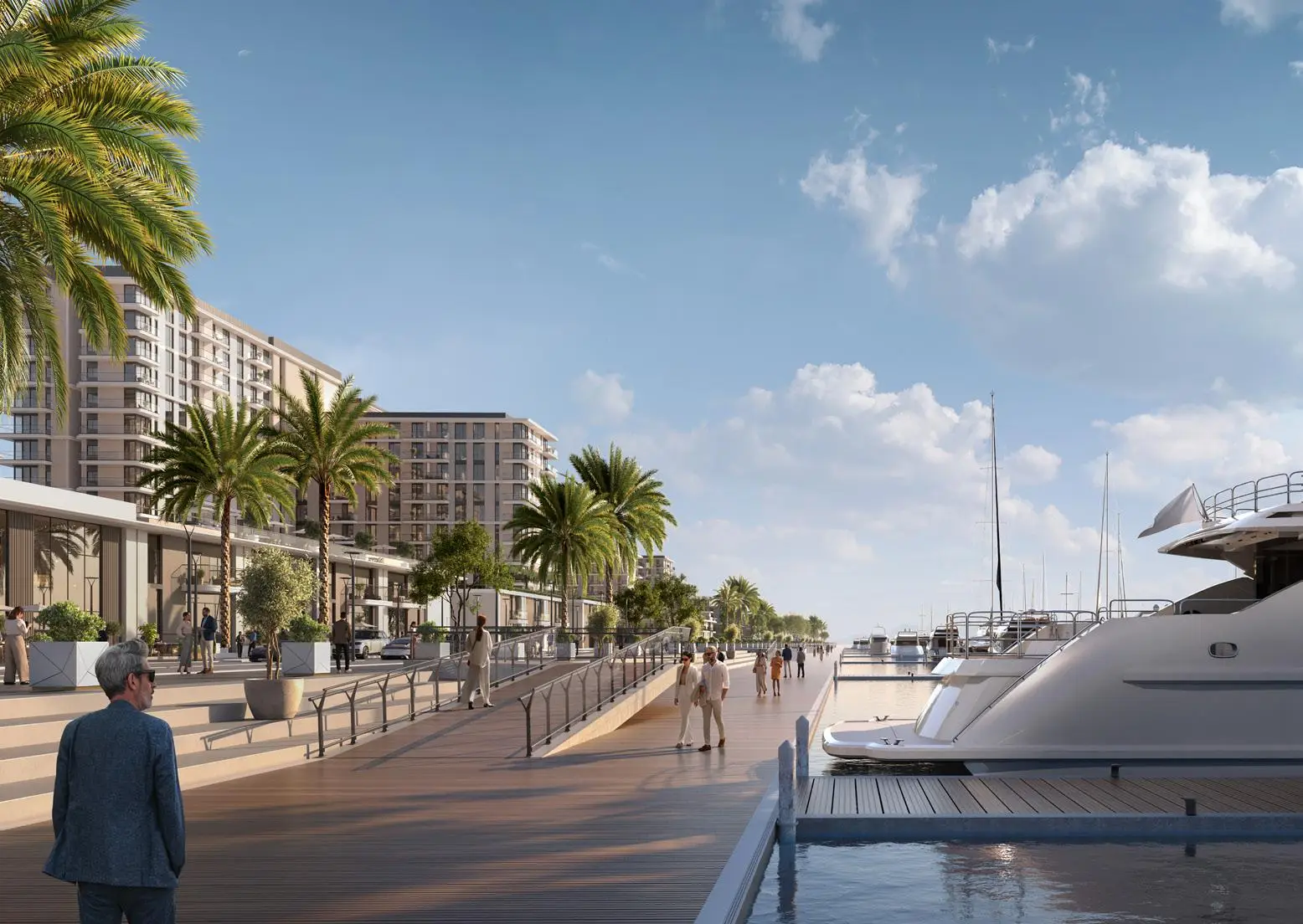 Porto View resident arrival and landscaped public realm