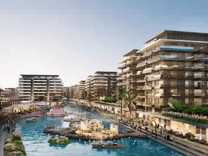 DAMAC Riverlink canal-side offices and retail at DAMAC Riverside in Dubai Investments Park