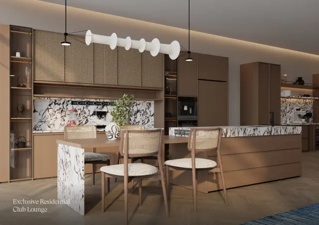 Exclusive Residential Club Lounge at The Residences at Sheraton Al Marjan Island Resort