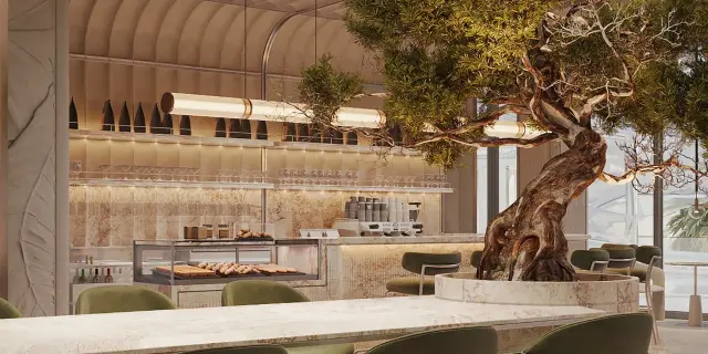 Café Mezzanine at Wyndham Residences Al Marjan Island