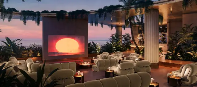 Rooftop Outdoor Cinema at Wyndham Residences Al Marjan Island