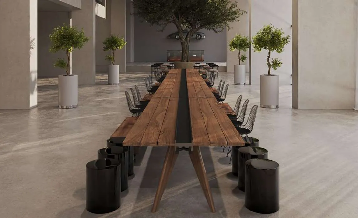 The Forum stepped gathering space at Raw District II by Imtiaz