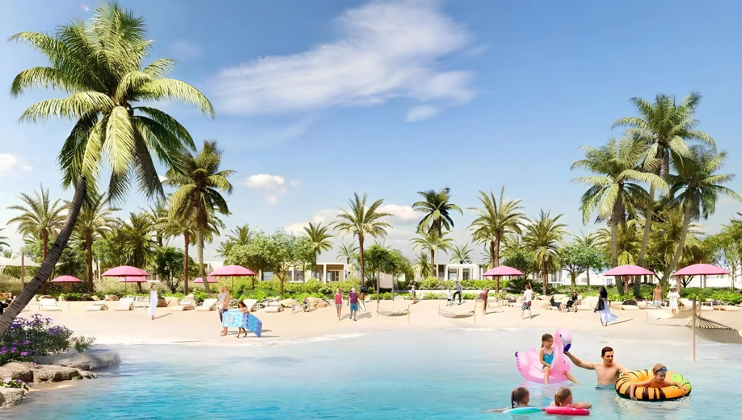 Rivana community landscape in The Valley Dubai