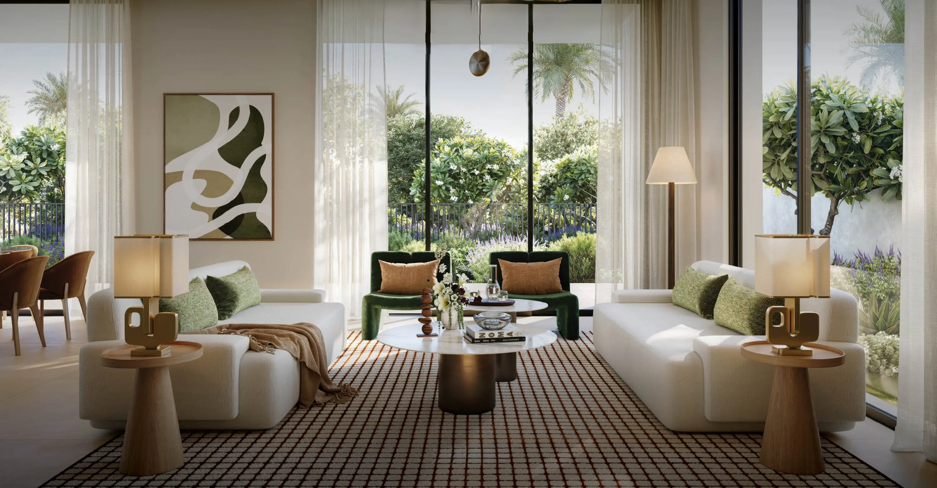 Salva garden living room and outdoor terrace