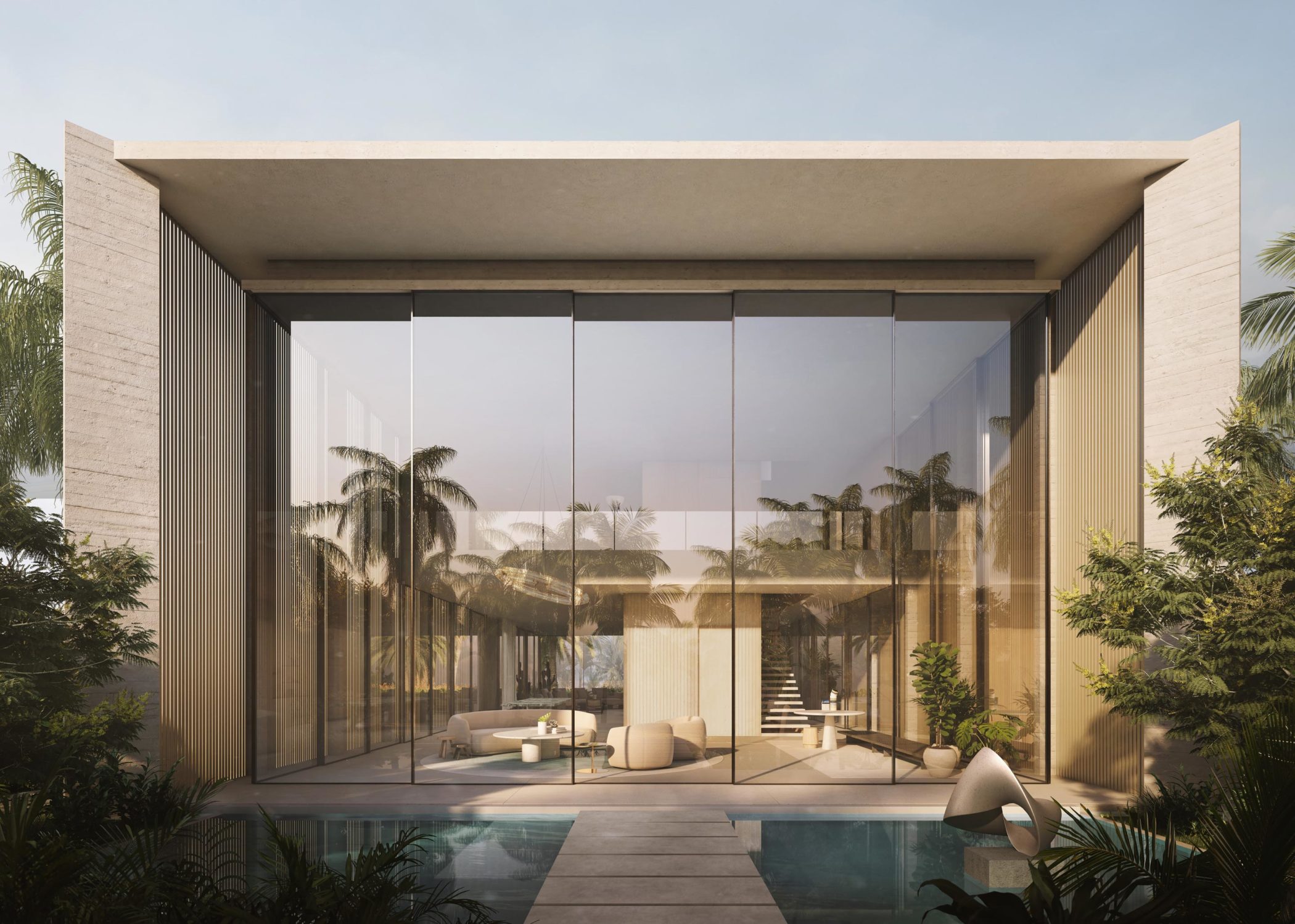 Travertine floor plan, 15,993 sqft, Sea Mirror, Jumeirah Bay Island