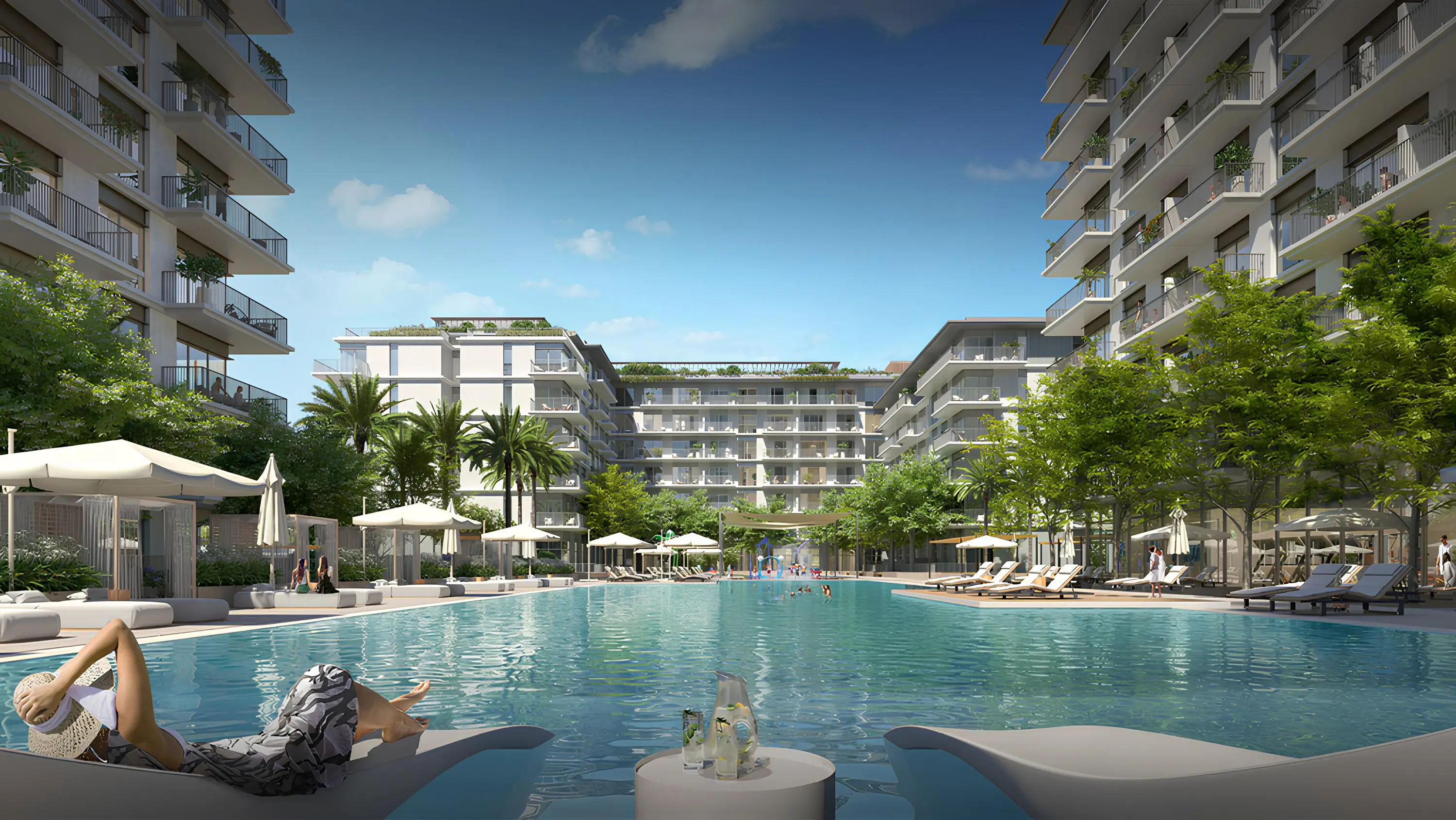 Seascape waterfront and private beach setting