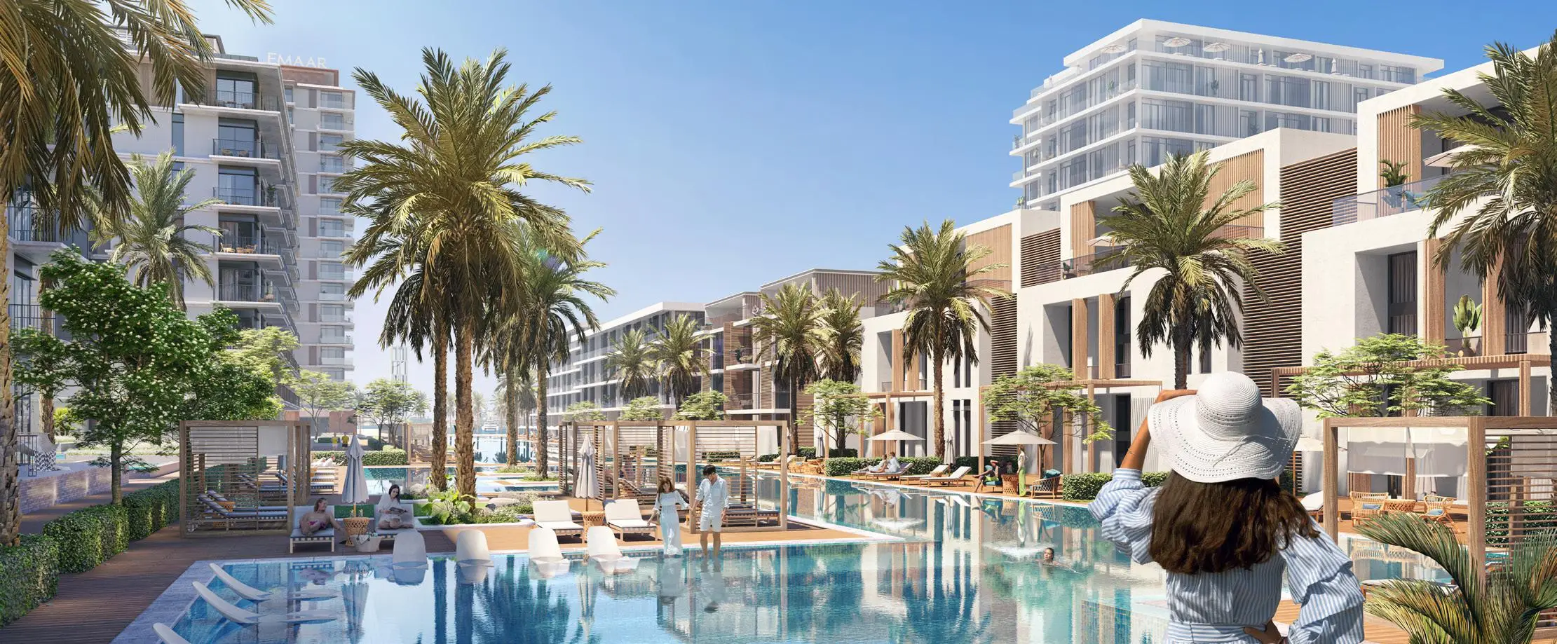 Seascape landscaped community park