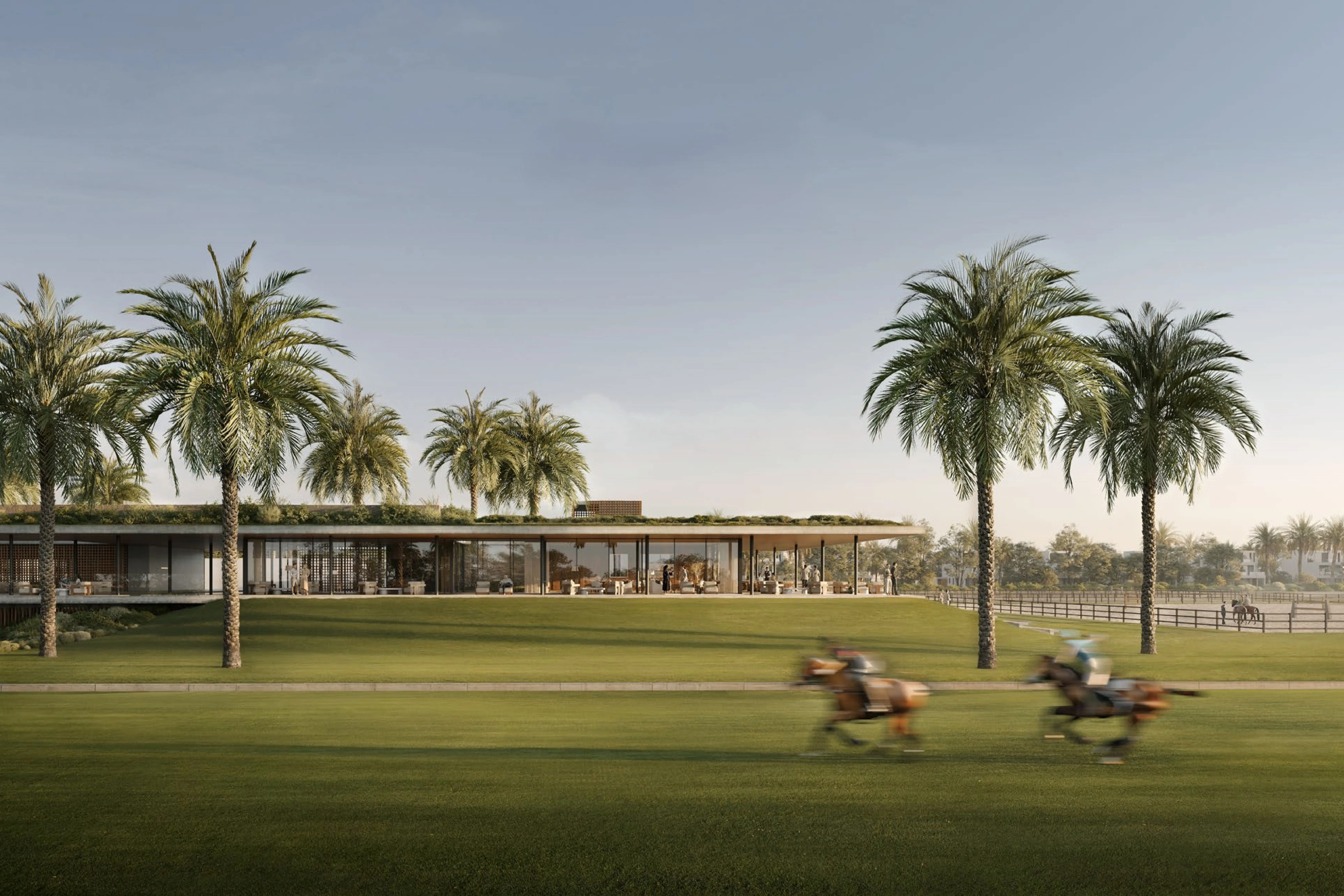 Grand Polo Club clubhouse and social landscape