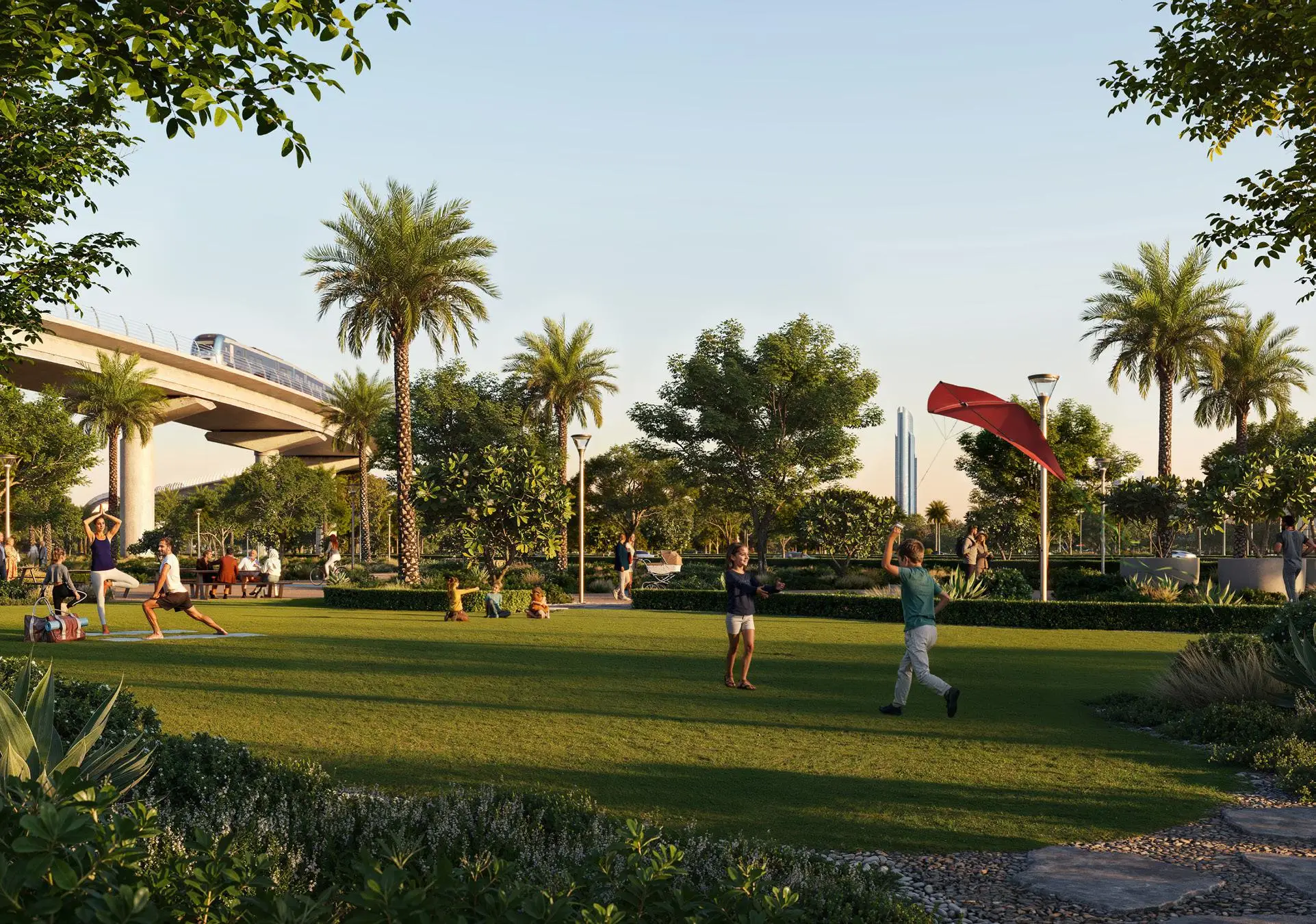 Silva residential tower and landscaped podium