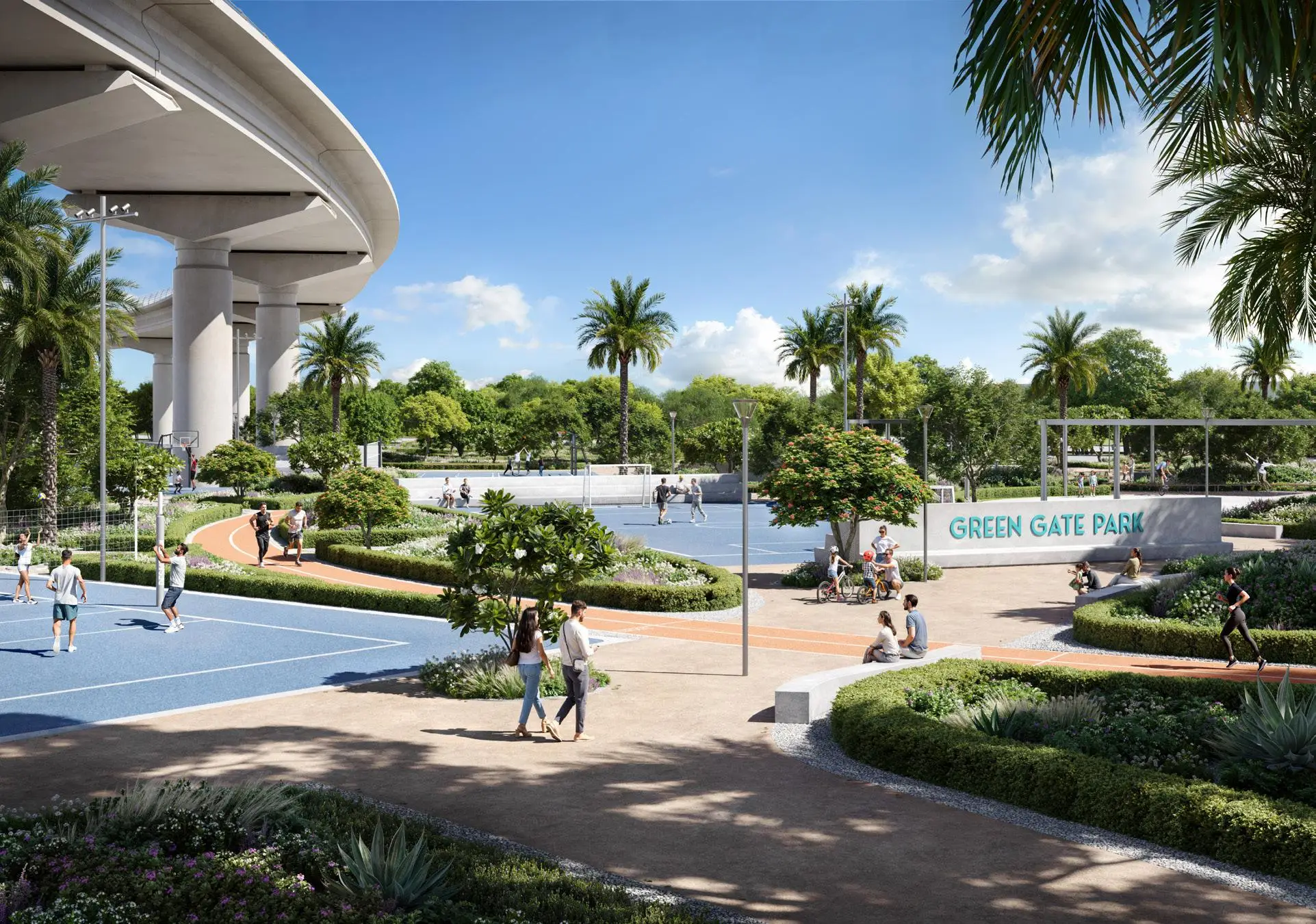Silva swimming pool and resident amenities