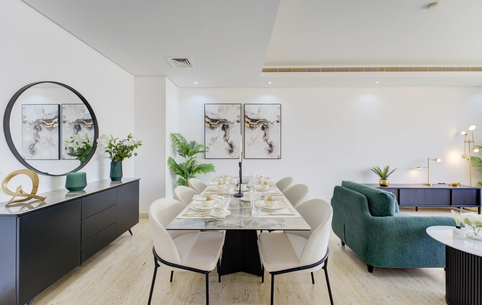 SOL Park townhouse architecture in Jumeirah Village Circle, Dubai