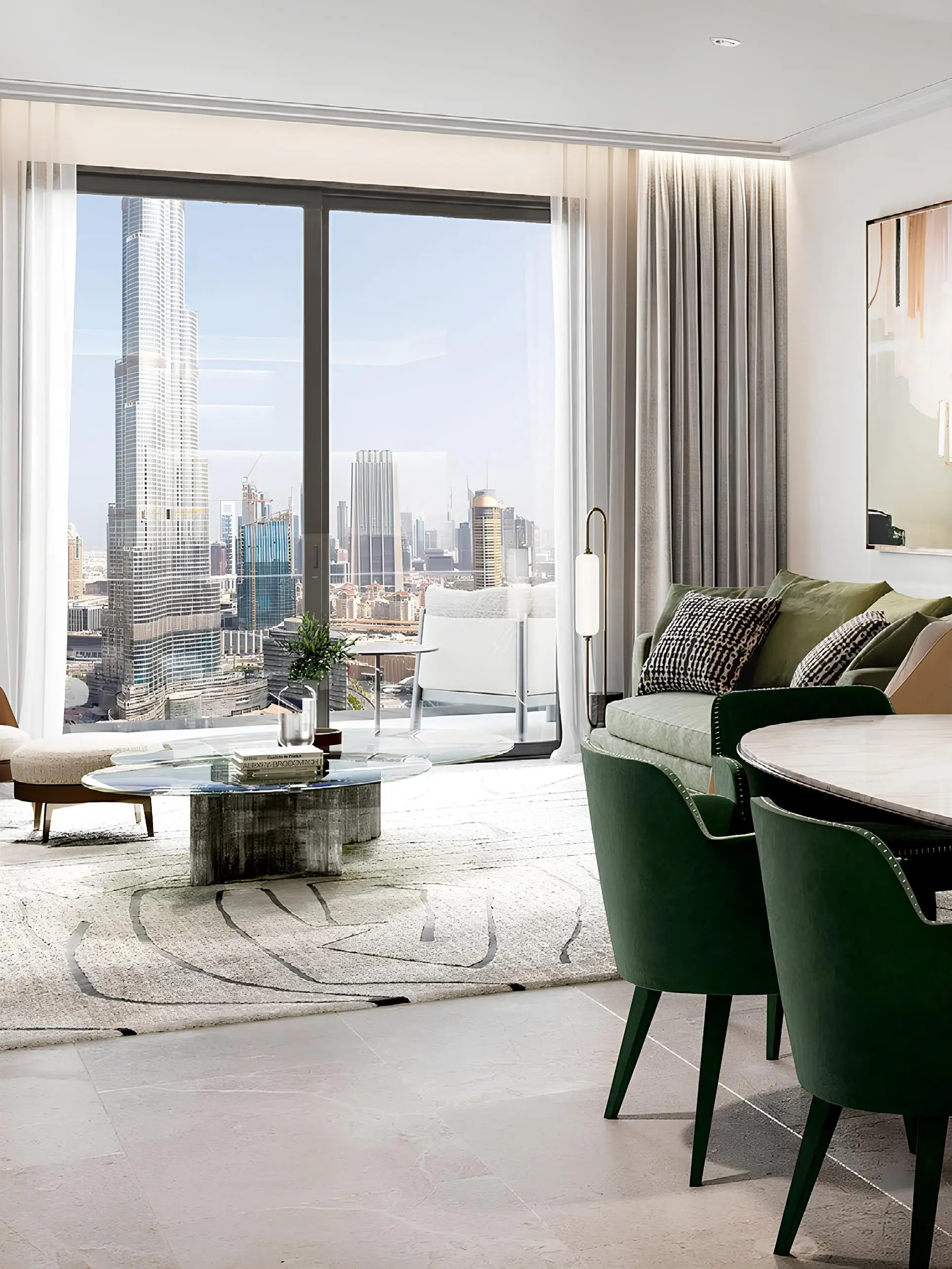 Art Deco inspired arrival at The St. Regis Residences Downtown Dubai