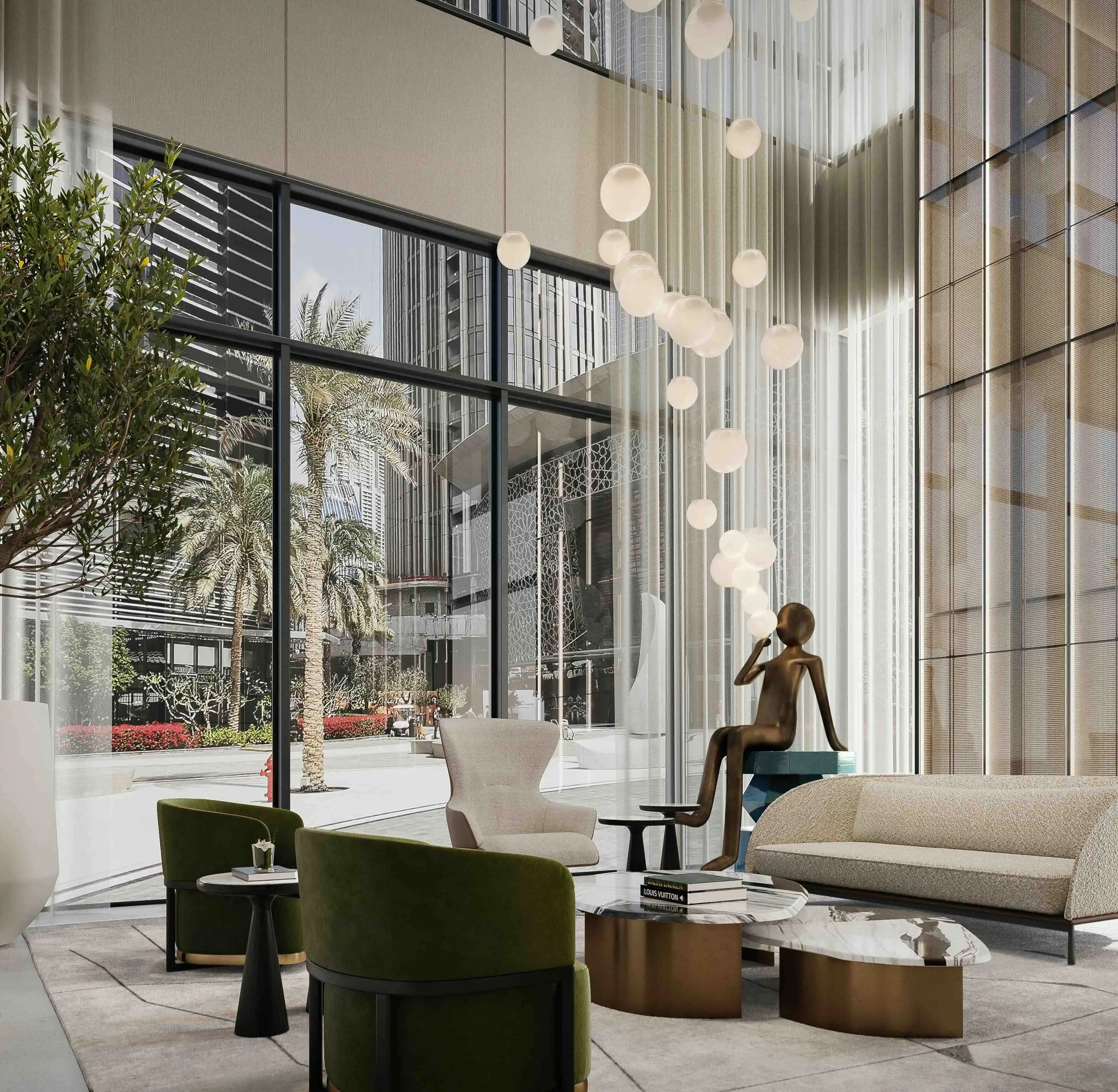 The St. Regis Residences architecture in Downtown Dubai