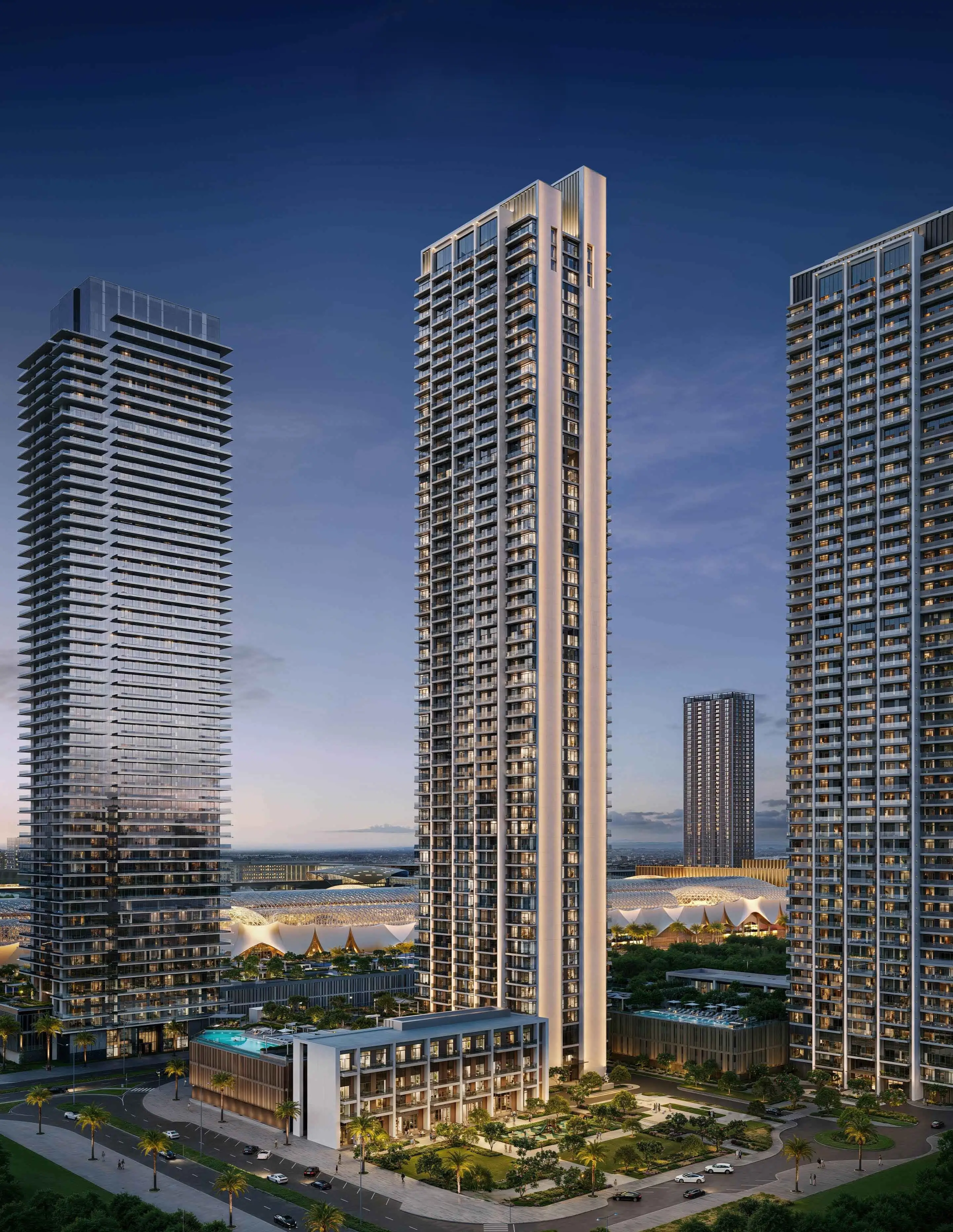 Valia residential tower within Dubai Creek Harbour