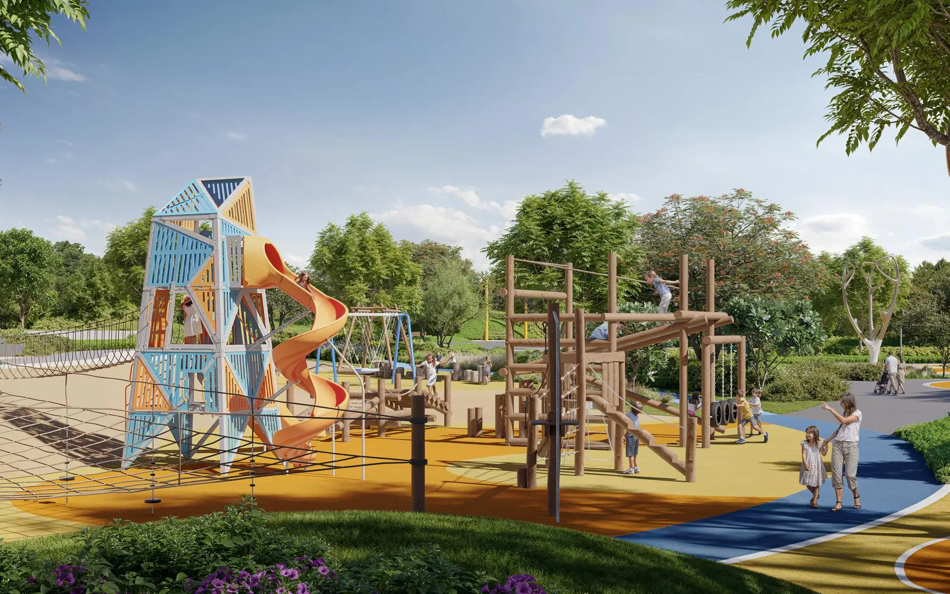 Children's playground at Vida Residences Hillside