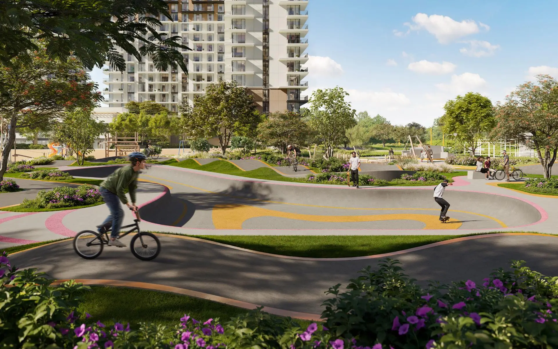 Outdoor recreation at Vida Residences Hillside