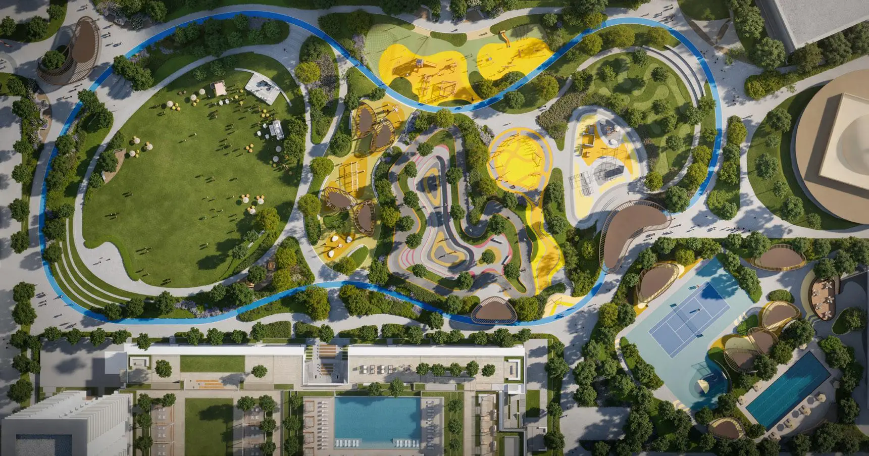 Vida Residences Hillside park setting