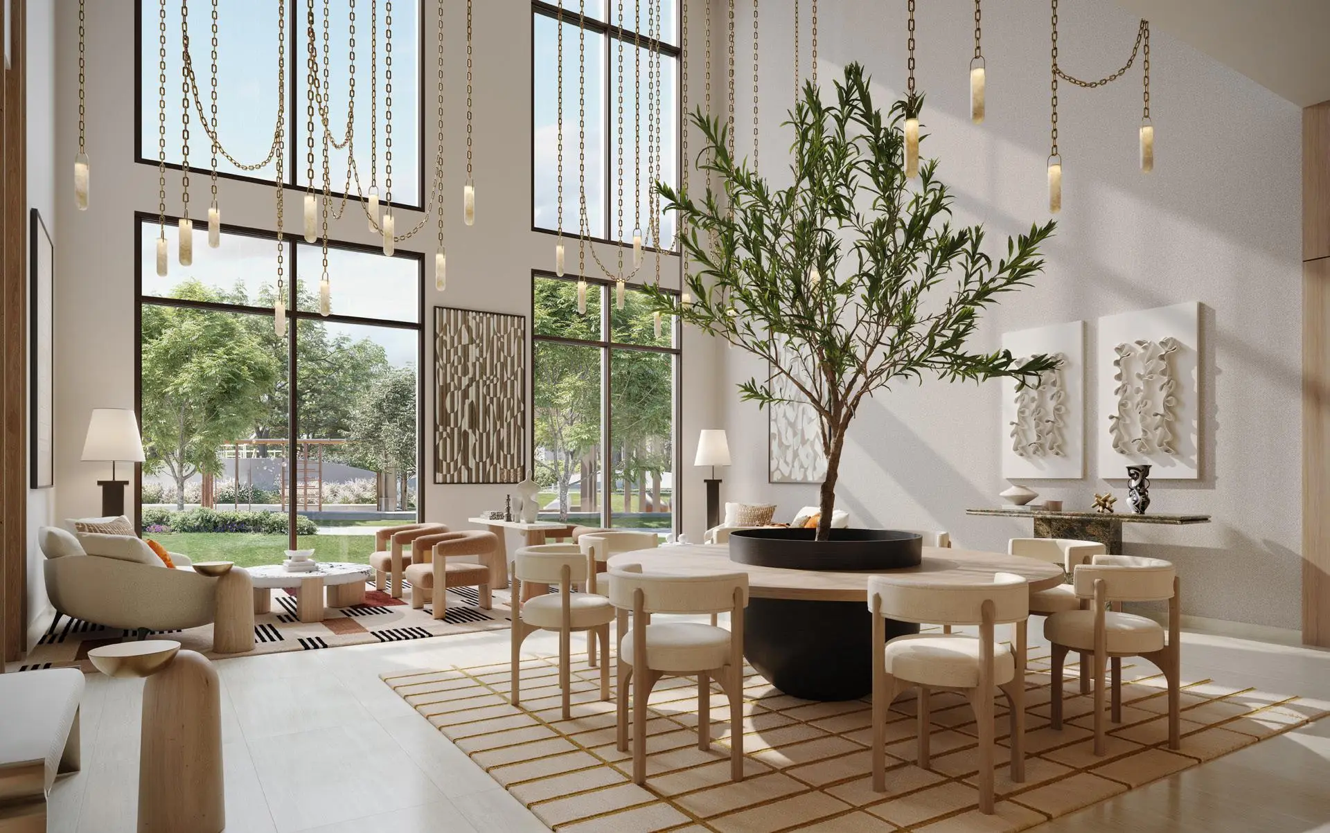 Residents lounge at Vida Residences Hillside